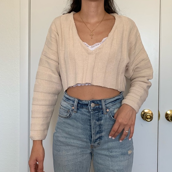 F21 cropped sweater - Picture 1 of 3